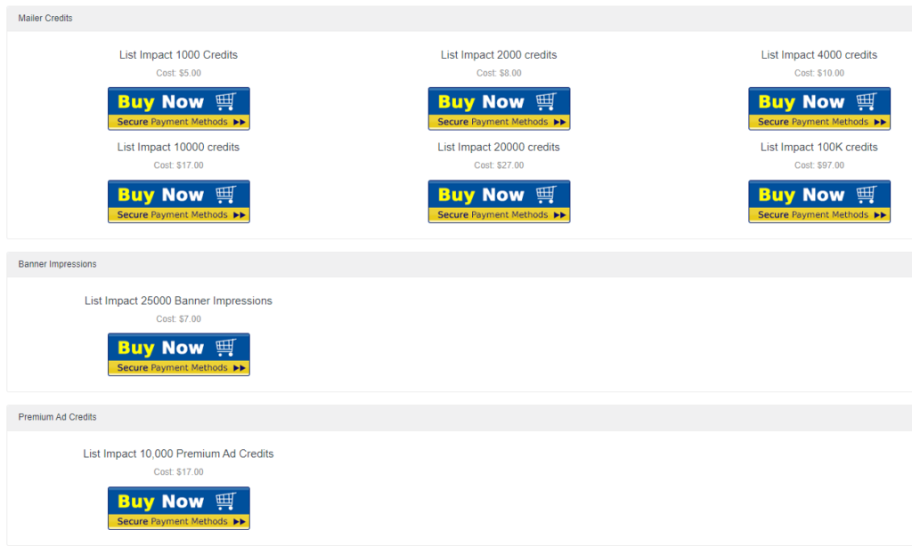 List Impact Buy Advertising