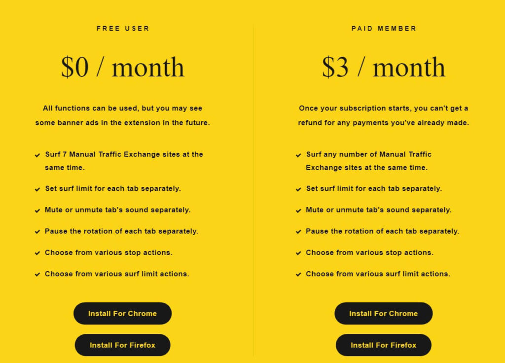 Camel Tabs Upgrade Options